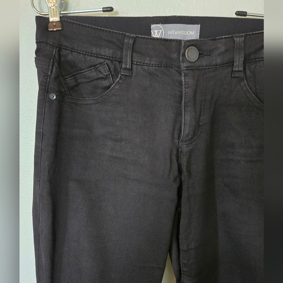 Wit & Wisdom Black Skinnies Size 6 - Picture 3 of 5